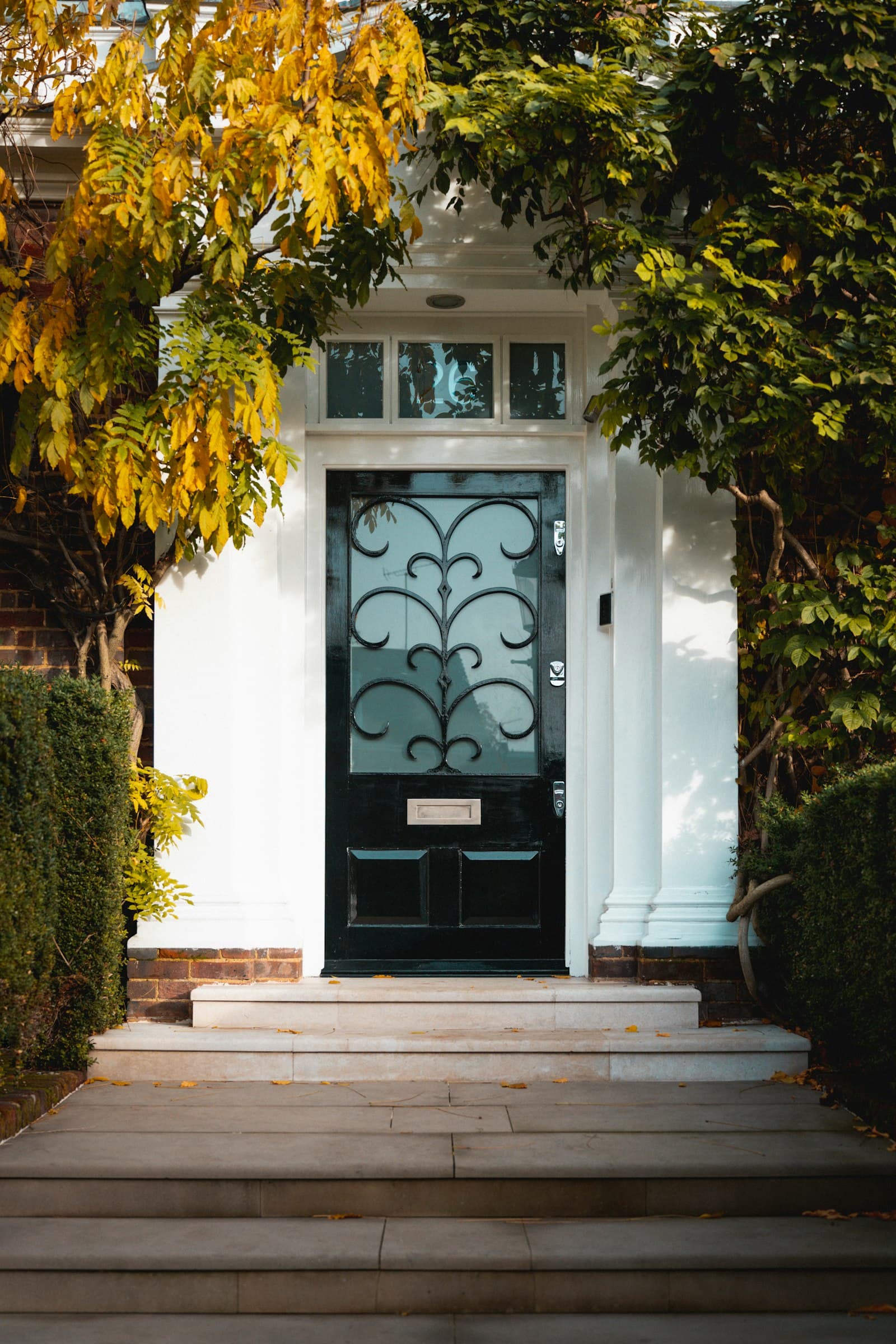 Contemporary front door with a bold modern design